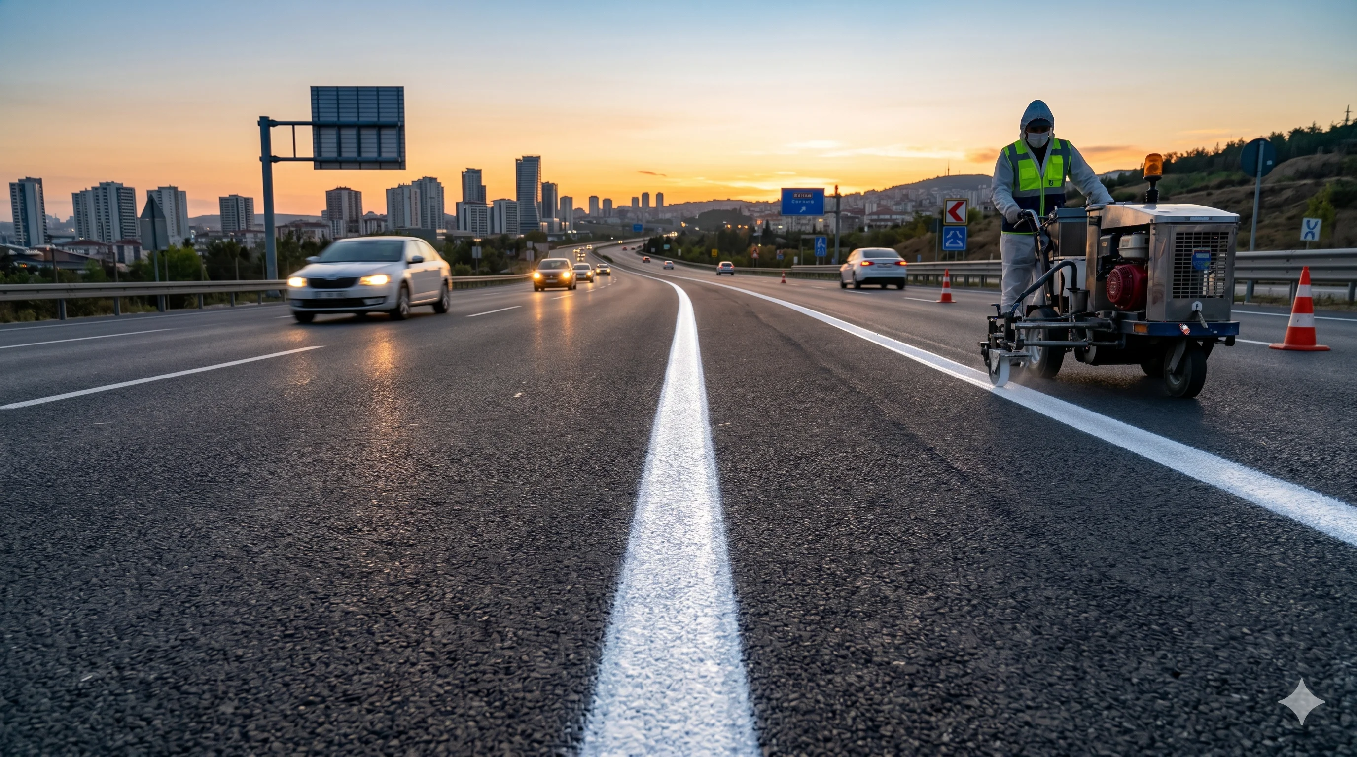 Yol Çizgi Boyası Nedir? Özellikleri ve Kullanım Alanları
